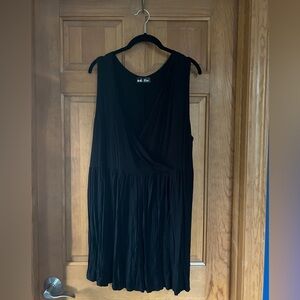 Belle Flore black tunic tank